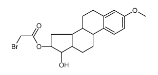 16 alpha-bromoacetoxyestradiol-3-methyl ether structure