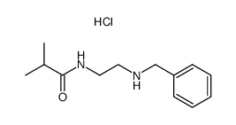 N-<2-(benzylamino)ethyl>isobutyramide hydrochloride结构式