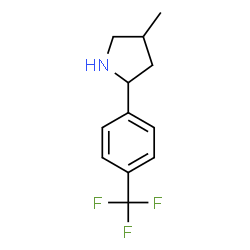 Pyrrolidine, 4-methyl-2-[4-(trifluoromethyl)phenyl]- (9CI)结构式