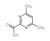 2-PYRIMIDINECARBOXYLIC ACID,4,6-DIMETHYL-(6CI,9CI) structure