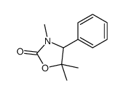 3,5,5-trimethyl-4-phenyl-1,3-oxazolidin-2-one Structure