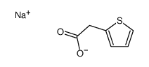 sodium thiophen-2-acetate Structure