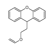 9-(2-ethenoxyethyl)-9H-xanthene结构式