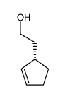 (S)-2-(2-cyclopenten-1-yl)ethanol结构式