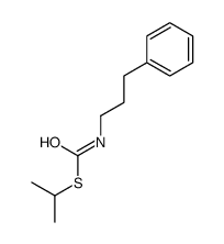 S-propan-2-yl N-(3-phenylpropyl)carbamothioate结构式