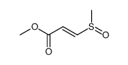 methyl 3-(methylsulfinyl)acrylate Structure