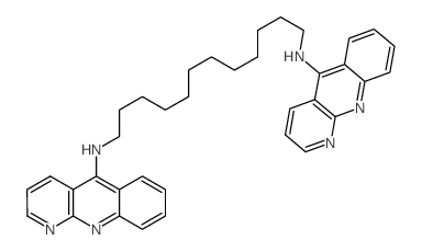 1,12-Dodecanediamine,N,N'-bis(benzo[b][1,8]naphthyridin-5-yl)- (9CI)结构式