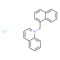 1-(1-Naphthylmethyl)quinolinium chloride structure