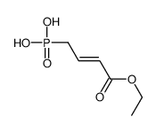 (4-ethoxy-4-oxobut-2-enyl)phosphonic acid Structure