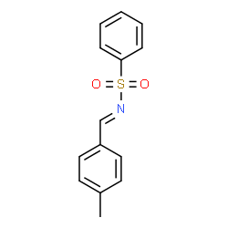 N-(4-METHYL-BENZYLIDENE)-BENZENESULFONAMIDE structure