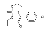 [2-chloro-1-(4-chlorophenyl)ethenyl] diethyl phosphate Structure