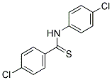 4-CHLORO-N-(4-CHLOROPHENYL)BENZENECARBOTHIOAMIDE Structure