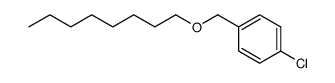 p-chlorobenzyl octyl ether结构式