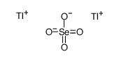 Thallium(I) selenate.结构式