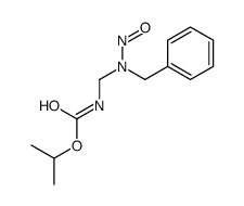 propan-2-yl N-[[benzyl(nitroso)amino]methyl]carbamate Structure