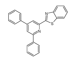 2-(4,6-diphenylpyridin-2-yl)-1,3-benzothiazole结构式