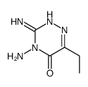 1,2,4-Triazin-5(4H)-one, 3,4-diamino-6-ethyl- (9CI)结构式