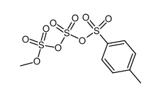 (O-methyl disulfuric) 4-methylbenzenesulfonic anhydride结构式