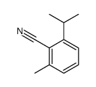 Benzonitrile, 2-methyl-6-(1-methylethyl)- (9CI)结构式