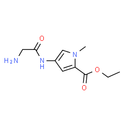 1H-Pyrrole-2-carboxylicacid,4-[(aminoacetyl)amino]-1-methyl-,ethylester(9CI) picture