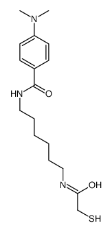 4-(dimethylamino)-N-[6-[(2-sulfanylacetyl)amino]hexyl]benzamide Structure