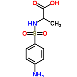 2-(4-AMINO-BENZENESULFONYLAMINO)-PROPIONIC ACID Structure