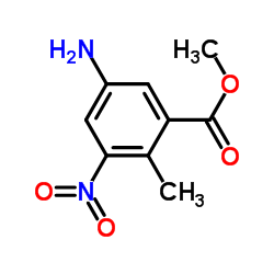 Methyl 5-amino-2-methyl-3-nitrobenzoate structure