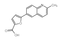 5-(2-Methylquinolin-6-yl)-furan-2-carboxylic acid结构式