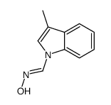 N-[(3-methylindol-1-yl)methylidene]hydroxylamine结构式