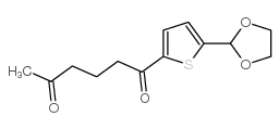 5-(1,3-DIOXOLAN-2-YL)-2-THIENYL 4-OXOPENTYL KETONE图片