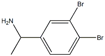 1-(3,4-DIBROMOPHENYL)ETHAN-1-AMINE结构式