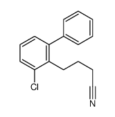 4-(2-chloro-6-phenylphenyl)butanenitrile结构式