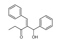 2-[hydroxy(phenyl)methyl]-1-phenylpent-1-en-3-one结构式