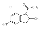 1-acetyl-2-methylindolin-5-amine(SALTDATA: HCl)结构式