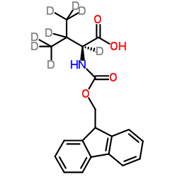 Fmoc-Val-OH-d8 Structure