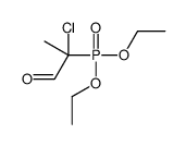 2-chloro-2-diethoxyphosphorylpropanal结构式