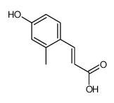 3-(4-hydroxy-2-methylphenyl)prop-2-enoic acid Structure