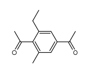 2,5-Diacetyl-3-ethyltoluol Structure