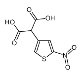 5-Nitro-3-thiophemalonic acid Structure