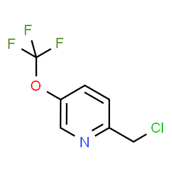 2-(Chloromethyl)-5-(trifluoromethoxy)pyridine结构式