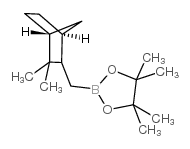 3,3-二甲基双环[2.2.1]庚-2-基甲基硼酸频哪醇酯,异构体混合物结构式