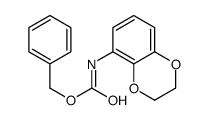 Benzyl (2,3-dihydrobenzo[b][1,4]dioxin-5-yl)carbamate structure