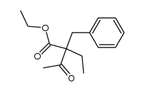 ethyl α-ethyl-α-benzylacetoacetate Structure