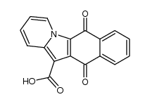 6,11-dioxo-6,11-dihydrobenzo[f]pyrido[1,2-a]indole-12-carboxylic acid Structure