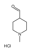 1-METHYLPIPERIDINE-4-CARBALDEHYDE HCL Structure