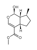 (1R,4aS,7S,7aR)-methyl 1-hydroxy-7-methyl-1,4a,5,6,7,7a-hexahydrocyclopenta[c]pyran-4-carboxylate Structure