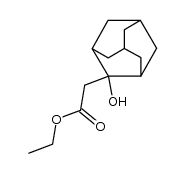 Ethyl (2-hydroxy-2-adamantyl)acetate structure