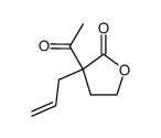 α-acetyl-α-allyl-γ-butyrolactone结构式