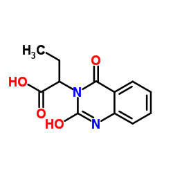 2-(2,4-Dioxo-1,4-dihydroquinazolin-3(2H)-yl)-butanoic acid Structure