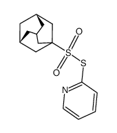 S-(2'-pyridyl)-1-adamantane thiosulphonate Structure